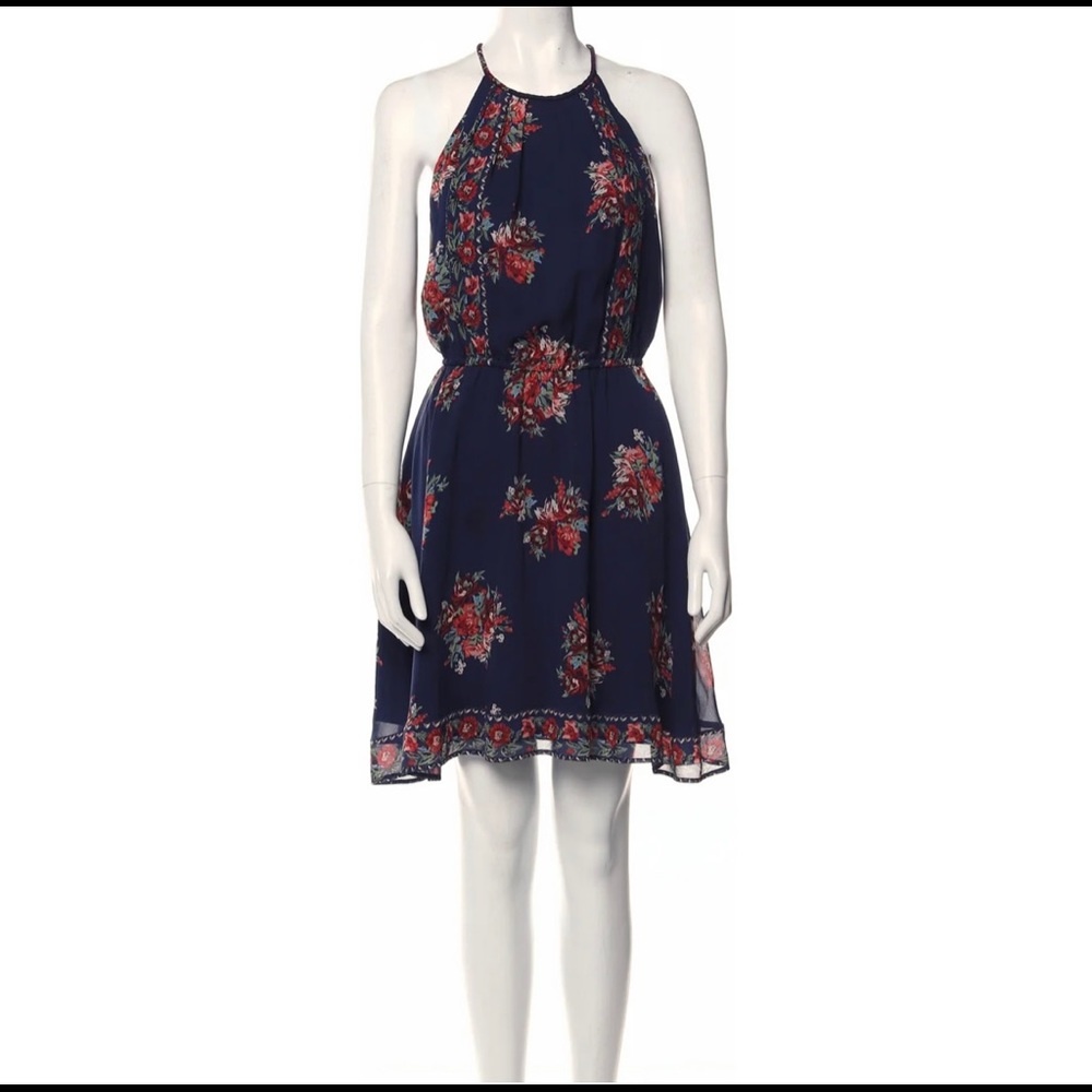 Joie Navy Floral Dress